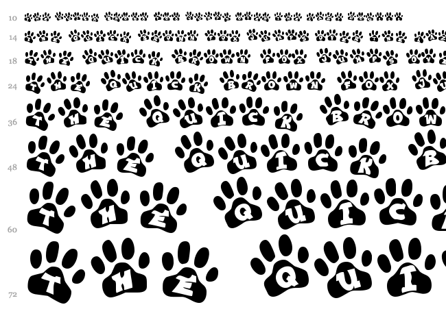 Ennobled Pet font waterfall